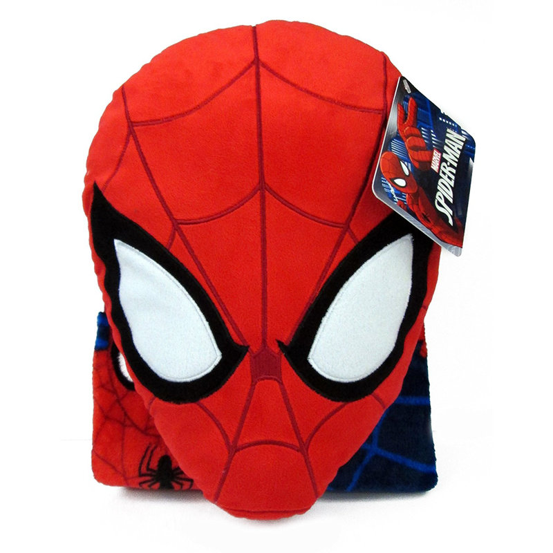 Disney Nogginz Marvel Spiderman Pillow and Blanket Set & Reviews Wayfair